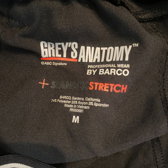 Greys Anatomy Spandex Stretch Scrub Pants - Picture 5 of 7